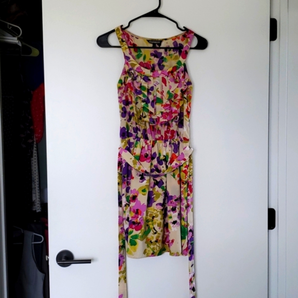 Express Multi Floral Dress